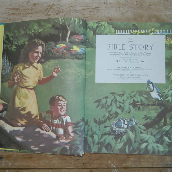 The Bible Story Vol 1 Arthur Maxwell Display Copy Hard Cover 1953 USA - Picture 9 of 14